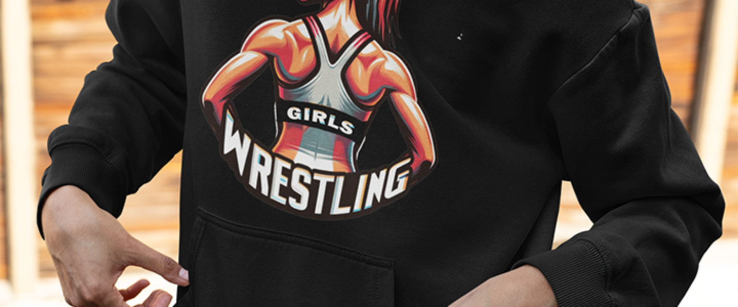 Girls Wrestling Hoodie