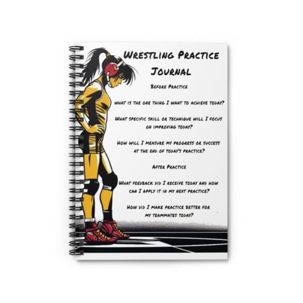Wrestling Practice Journal - Wrestler