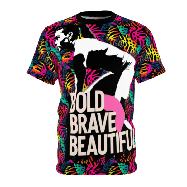 Unisex Wrestling Performance T-Shirt (AOP) - Bold Brave Beautiful