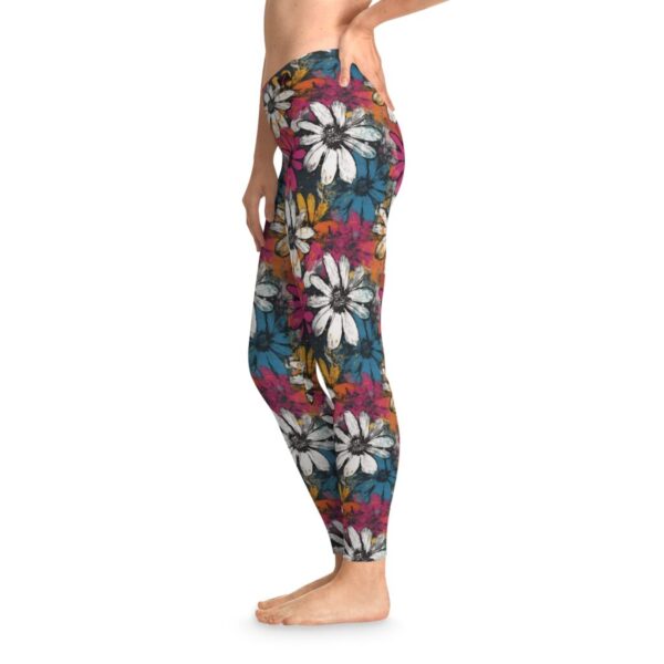 Wrestling Stretchy Leggings - Z Brand (Colorful Sunflowers)