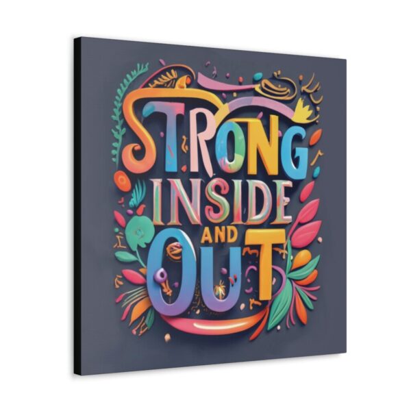 Wrestling Art Canvas - Strong Inside and Out