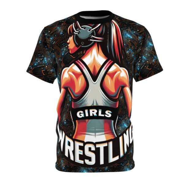 Wrestling Performance T-Shirt - Girl Wrestler