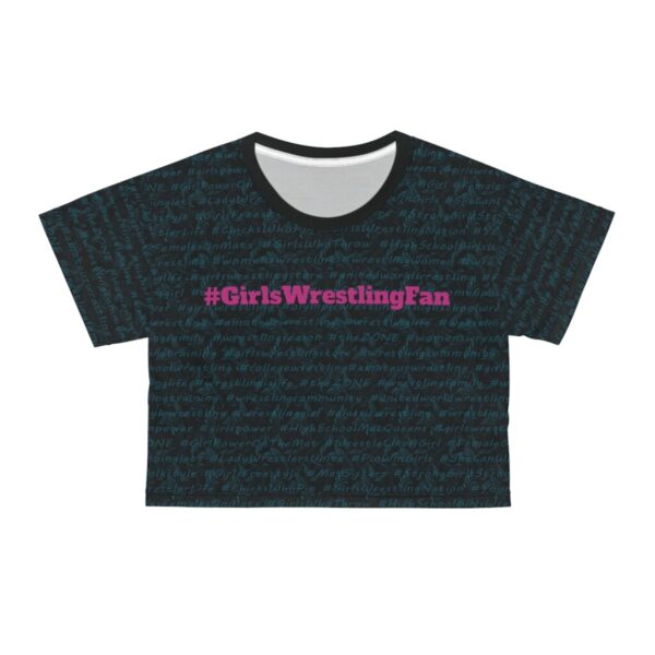 Wrestling Crop T-Shirt - #GirlsWrestlingFan