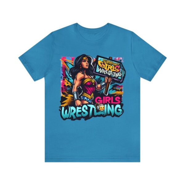 Unisex Wrestling T- Shirt - Support Girls Wrestling