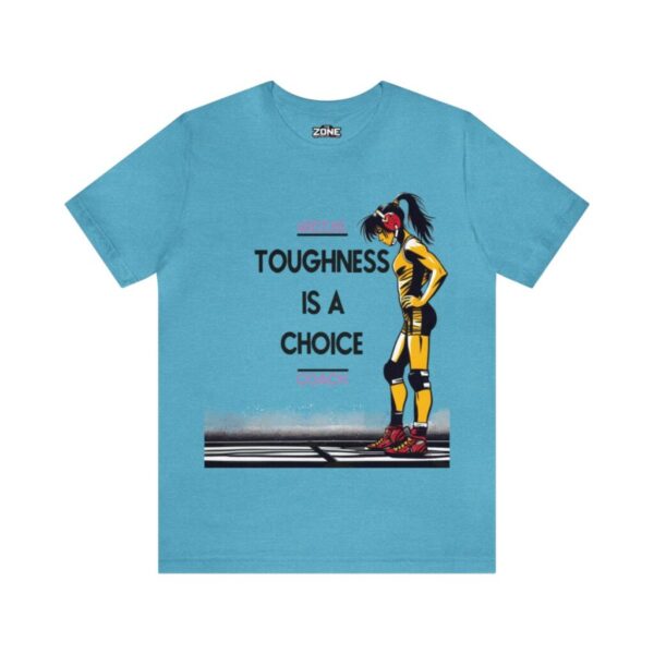 Unisex Wrestling T-Shirt - Toughness is a Choice - Coach