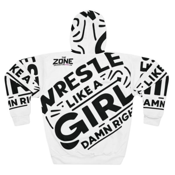 Unisex Wrestling Hoodie – Wrestle Like a Girl – “Damn Right”
